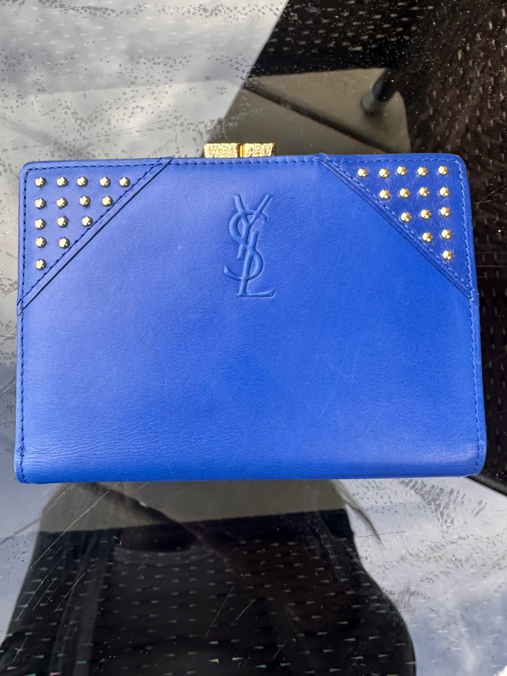 Saint Laurent Calfskin Medium Rive Gauche Cabas Outremer - Picture 6 of 8